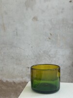 Hand Blown Rocks Glass 'Verdarillo'