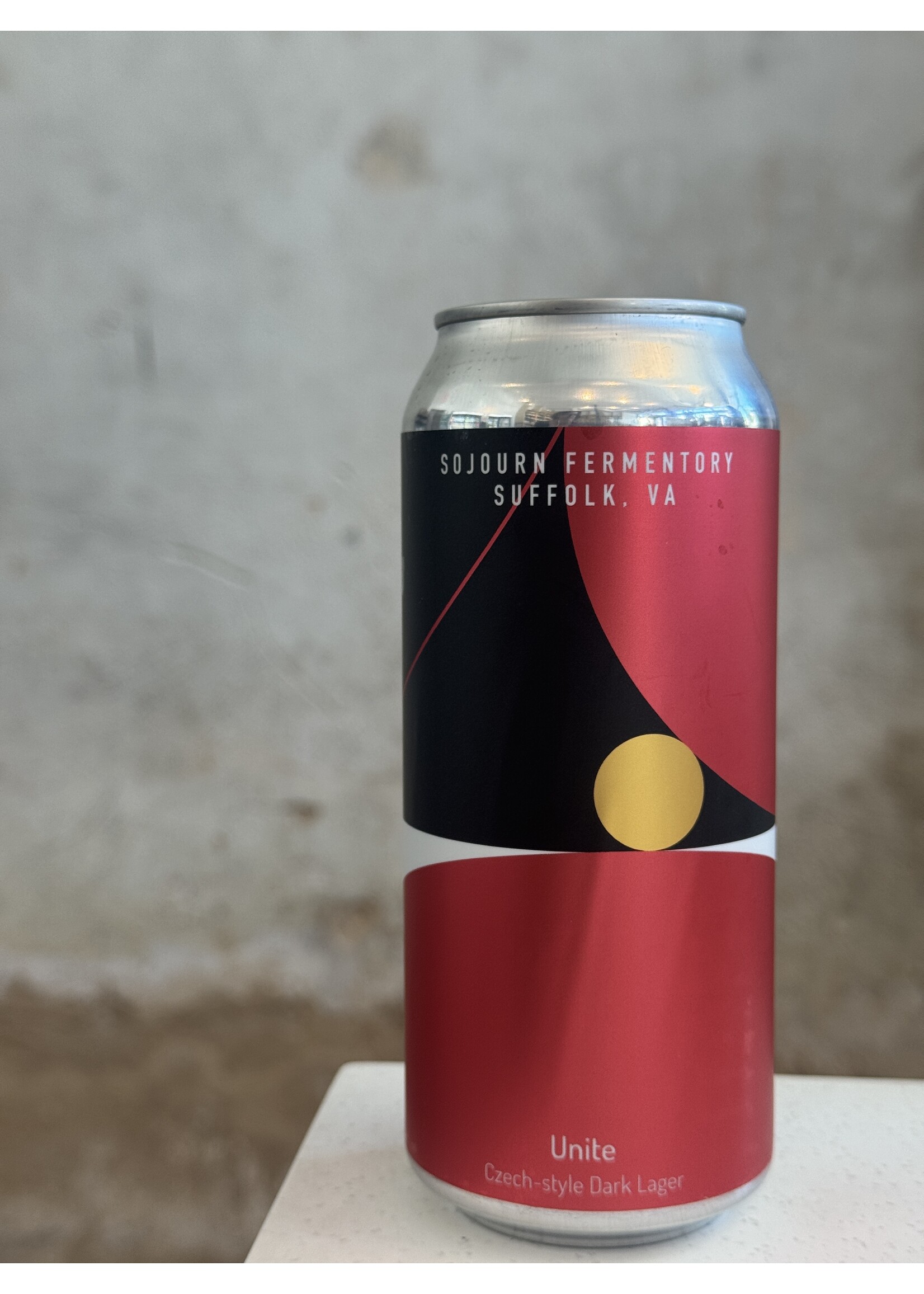 Sojourn Fermentory  'Unite' Czech-style Dark Lager 16oz