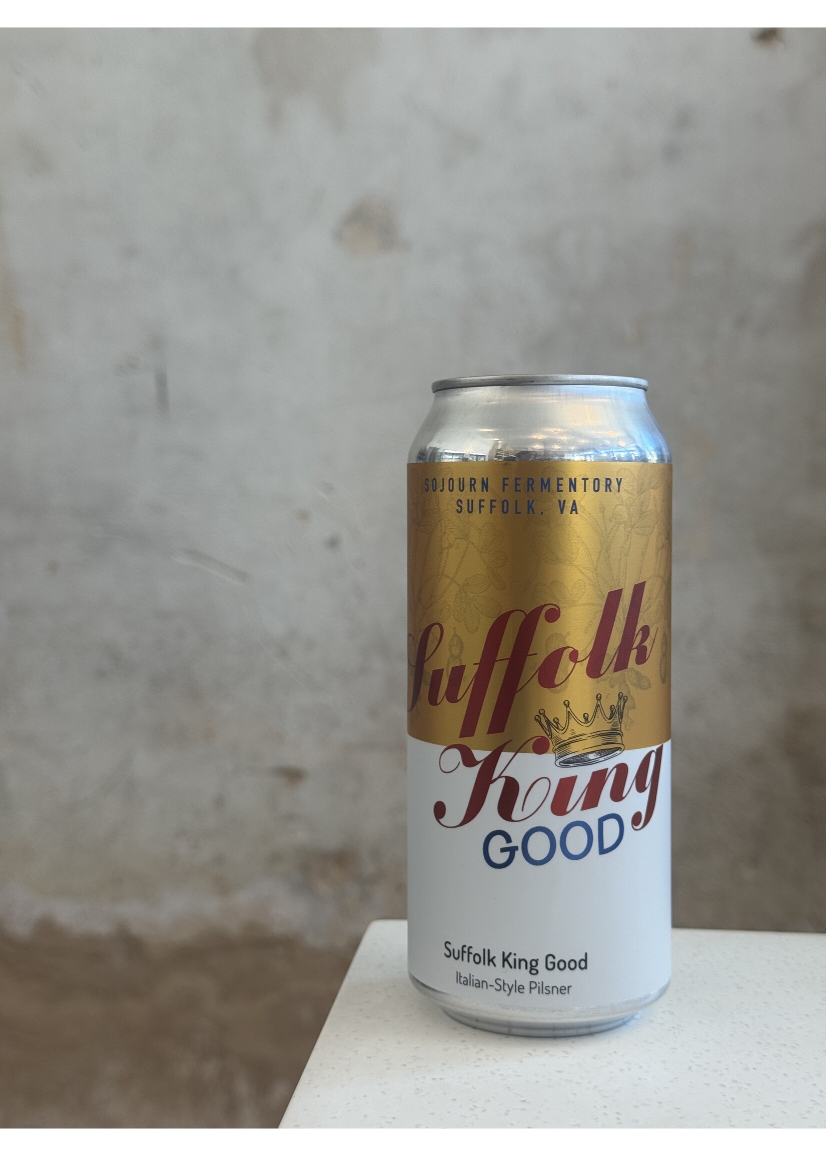 Sojourn Fermentory  'Suffolk King Good' Italian-Style Pilsner 16oz