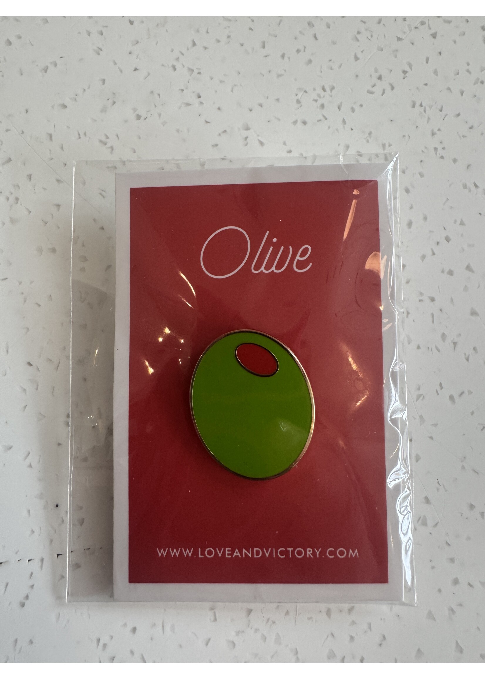 Love & Victory 'Tiny Olive' Pin