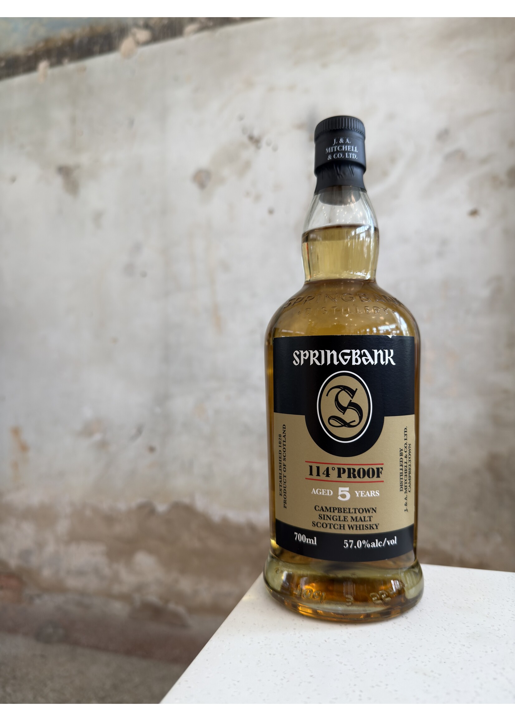 Springbank 5. year 114 proof