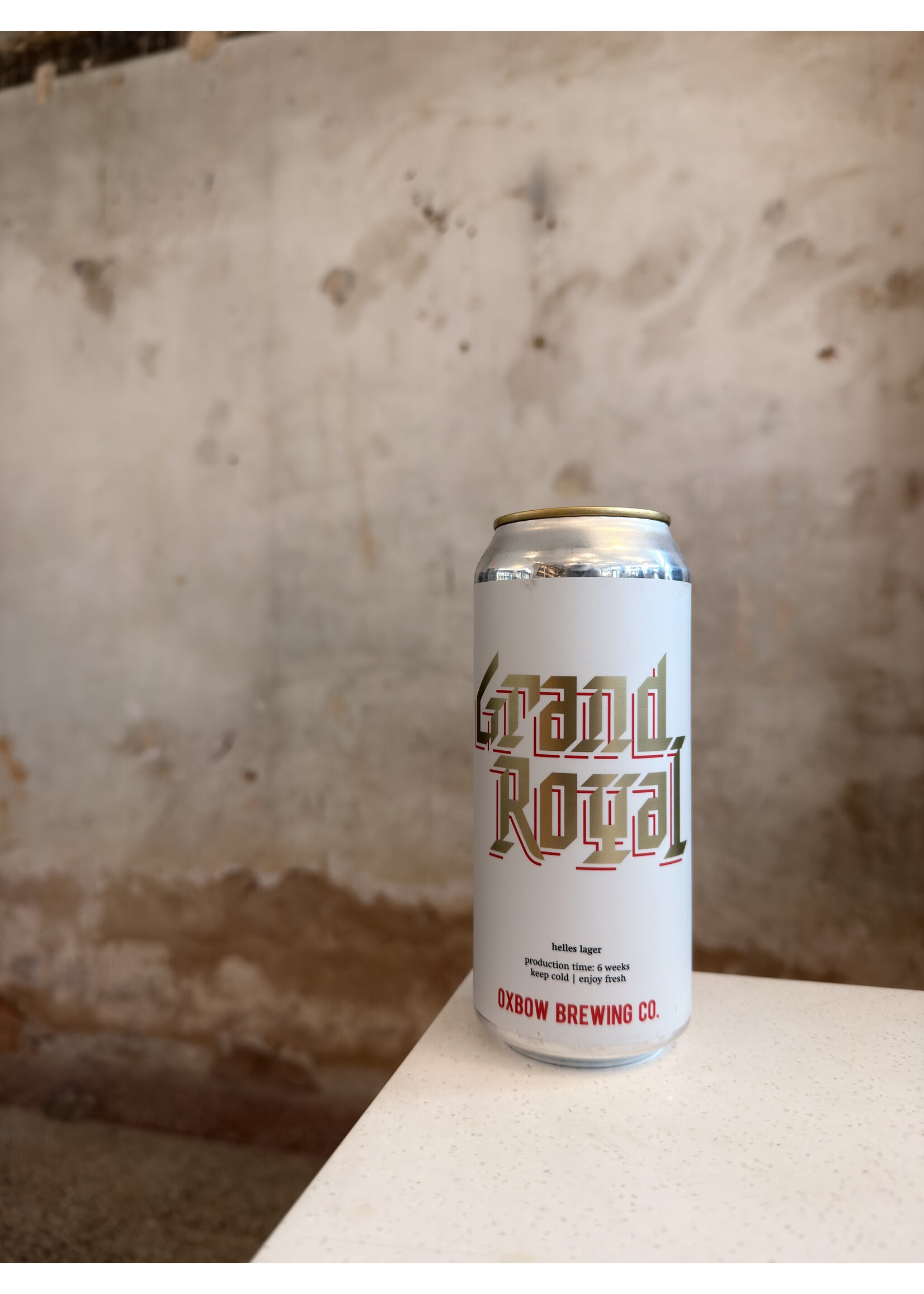Oxbow 'Grand Royal' Munich-style Pale Lager 16oz