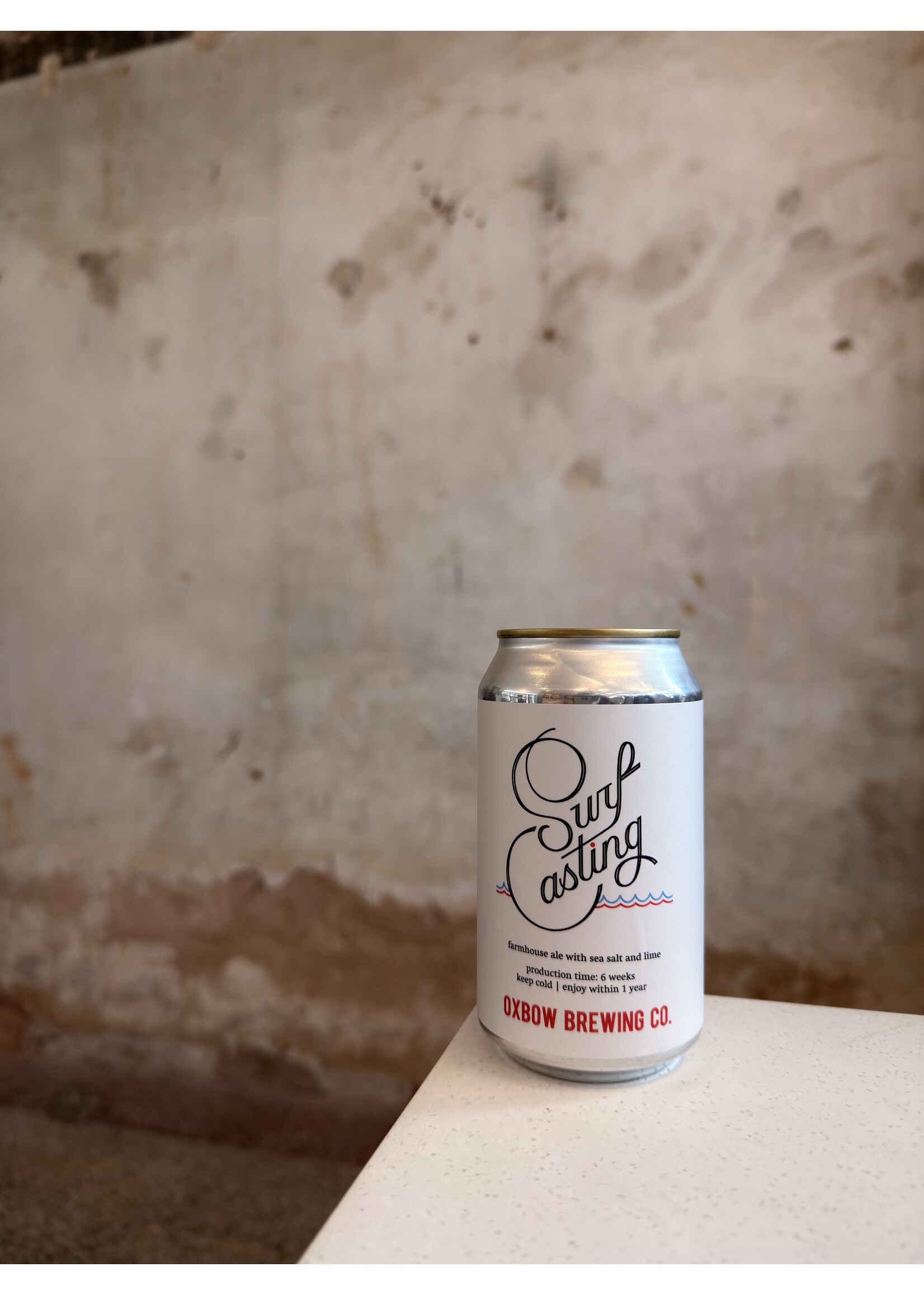 Oxbow 'Surfcasting' Farmhouse Ale with Sea Salt & Lime 12oz