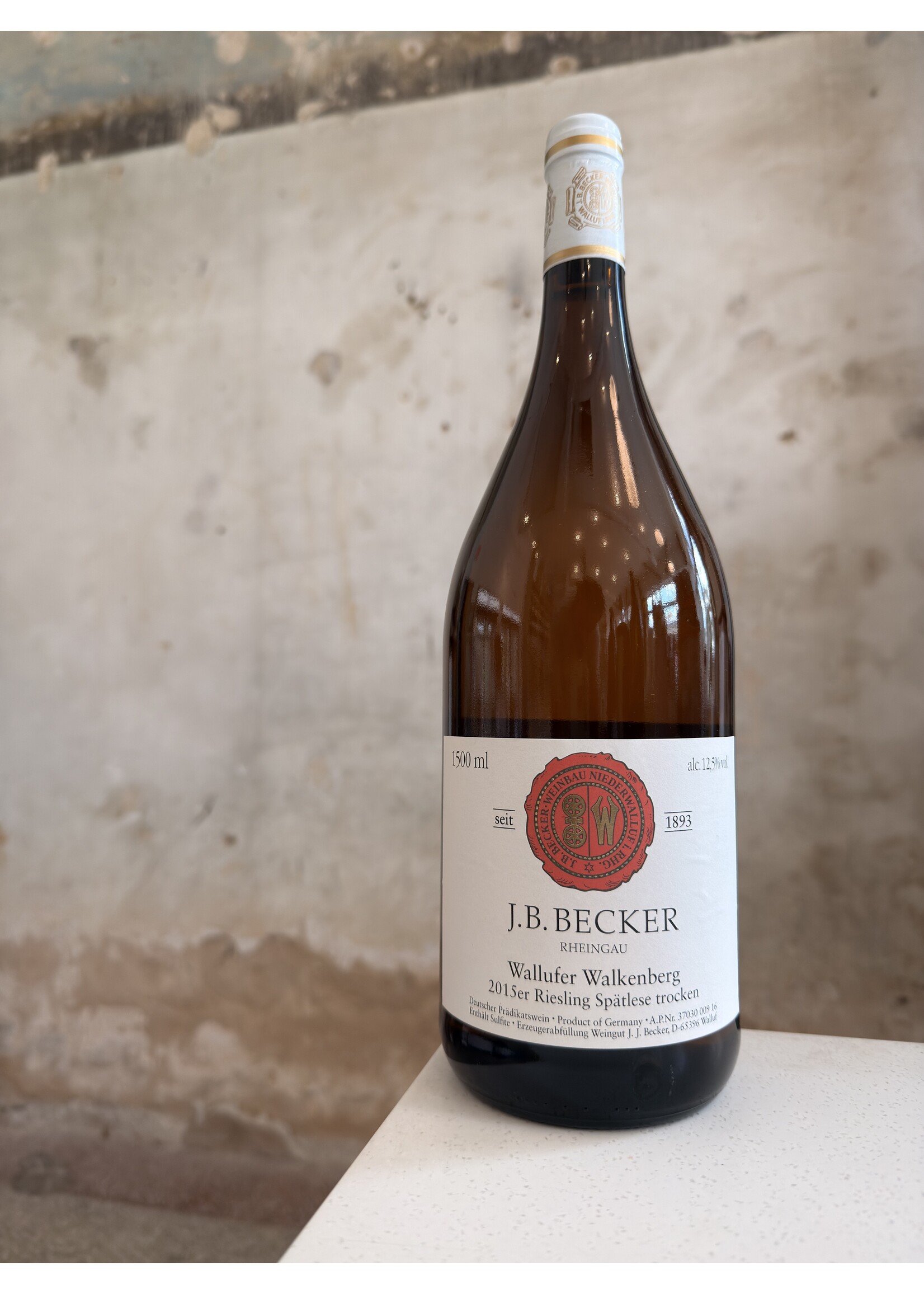 2015 J.B. Becker Walkenberg Riesling Spätlese Trocken 1.5L