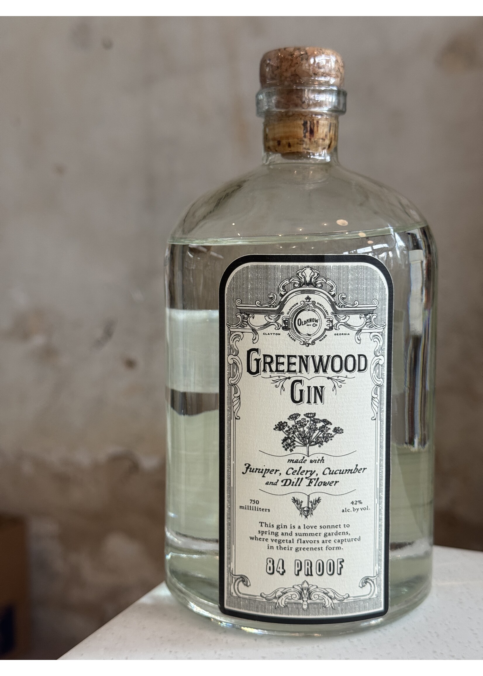 OldKnow Greenwood Gin