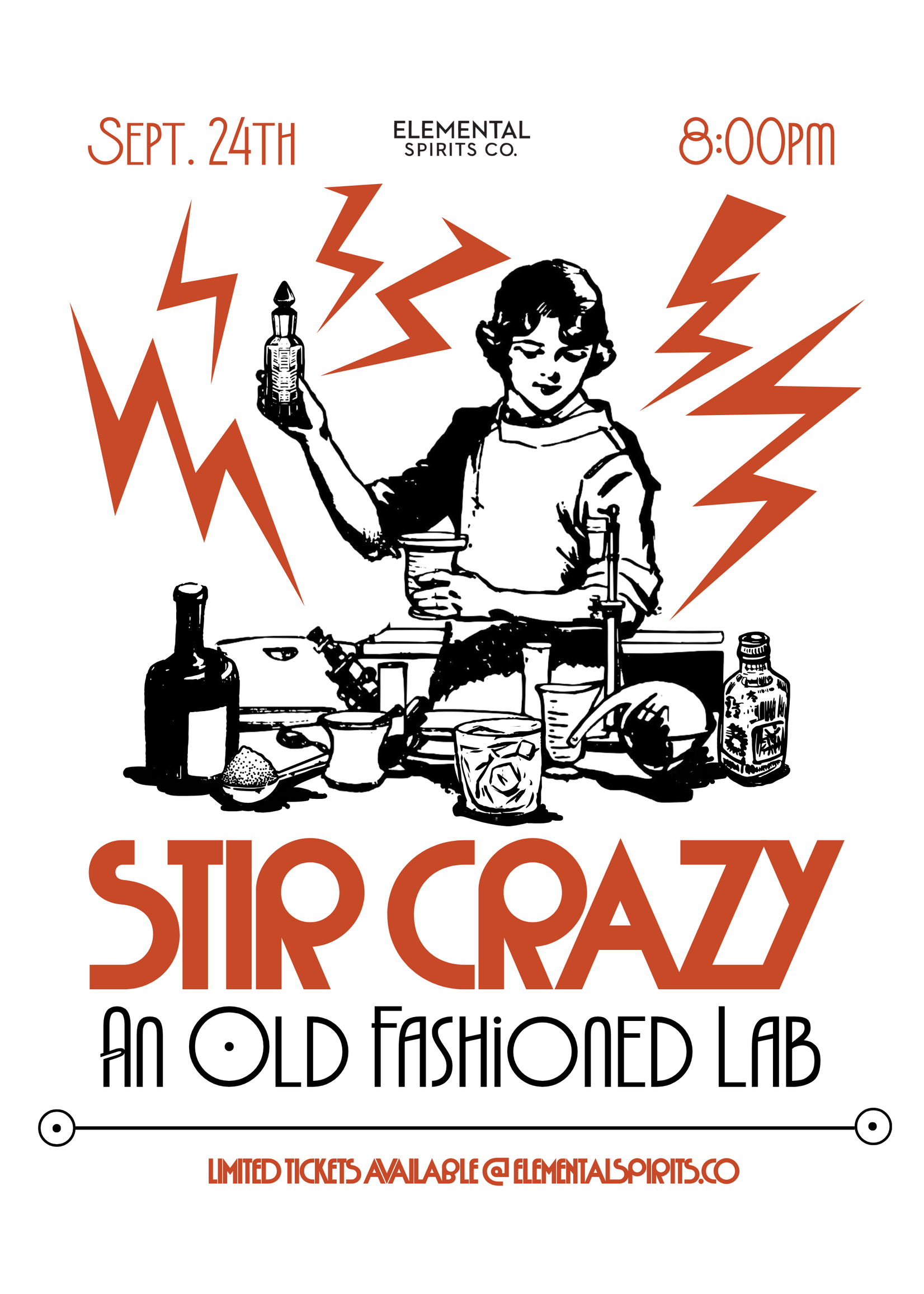 Stir Crazy: An Old Fashioned Cocktail Lab 9/24