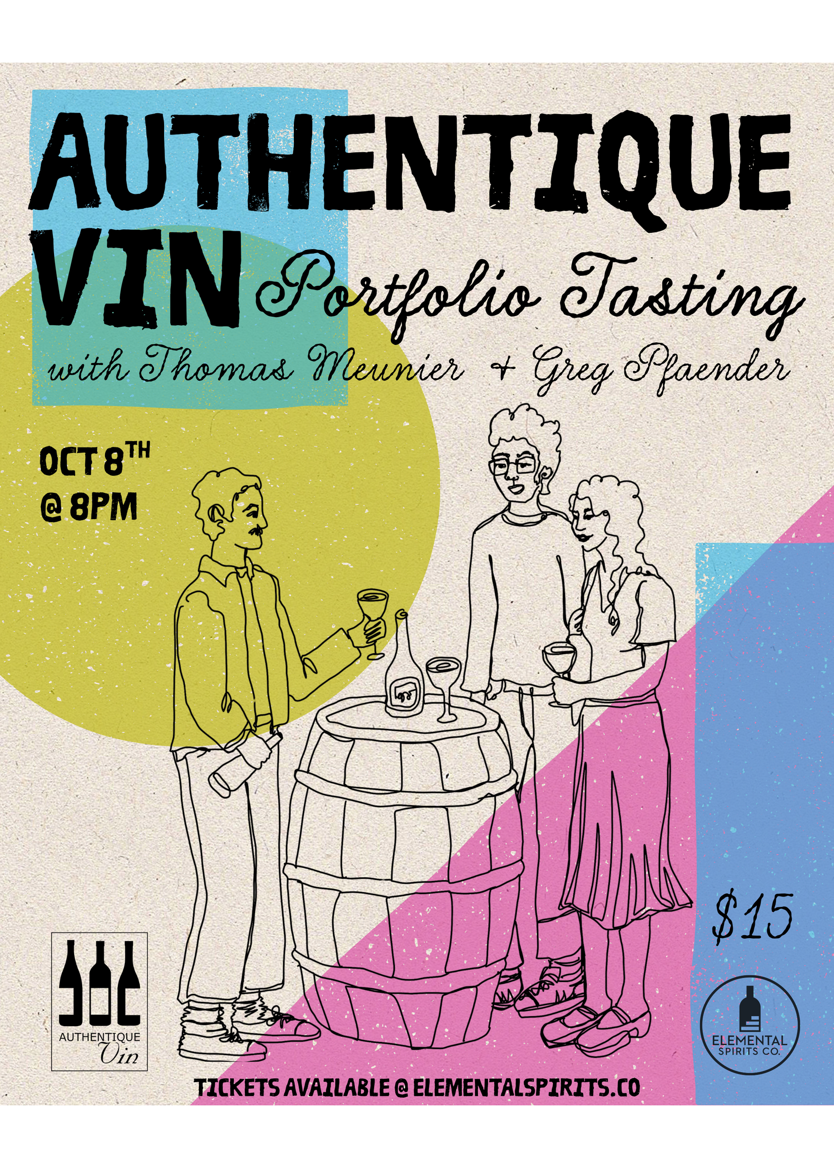 An Authentique Vin Portfolio Tasting — 10/8/26