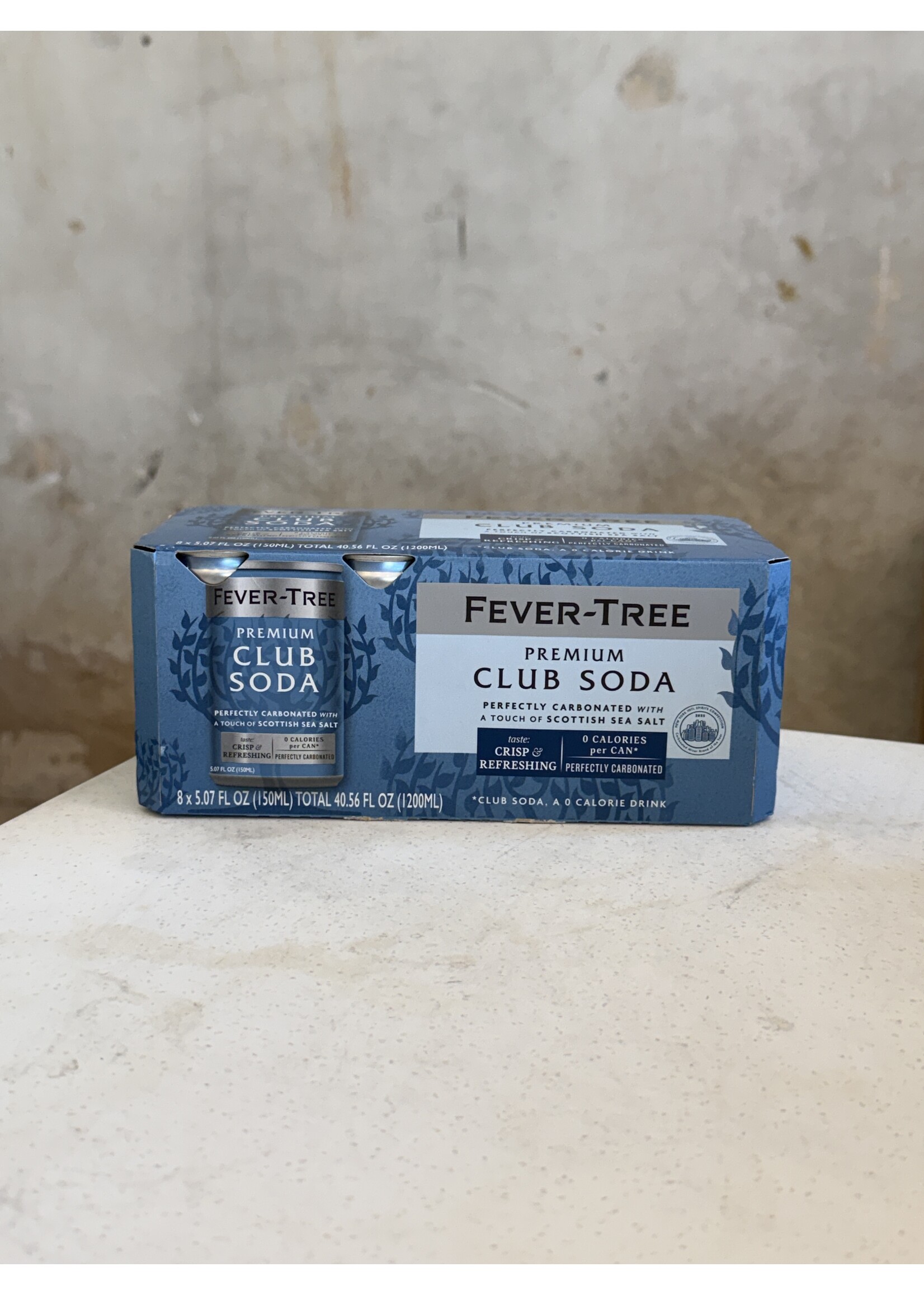Fever Tree Club Soda Can 8 pack