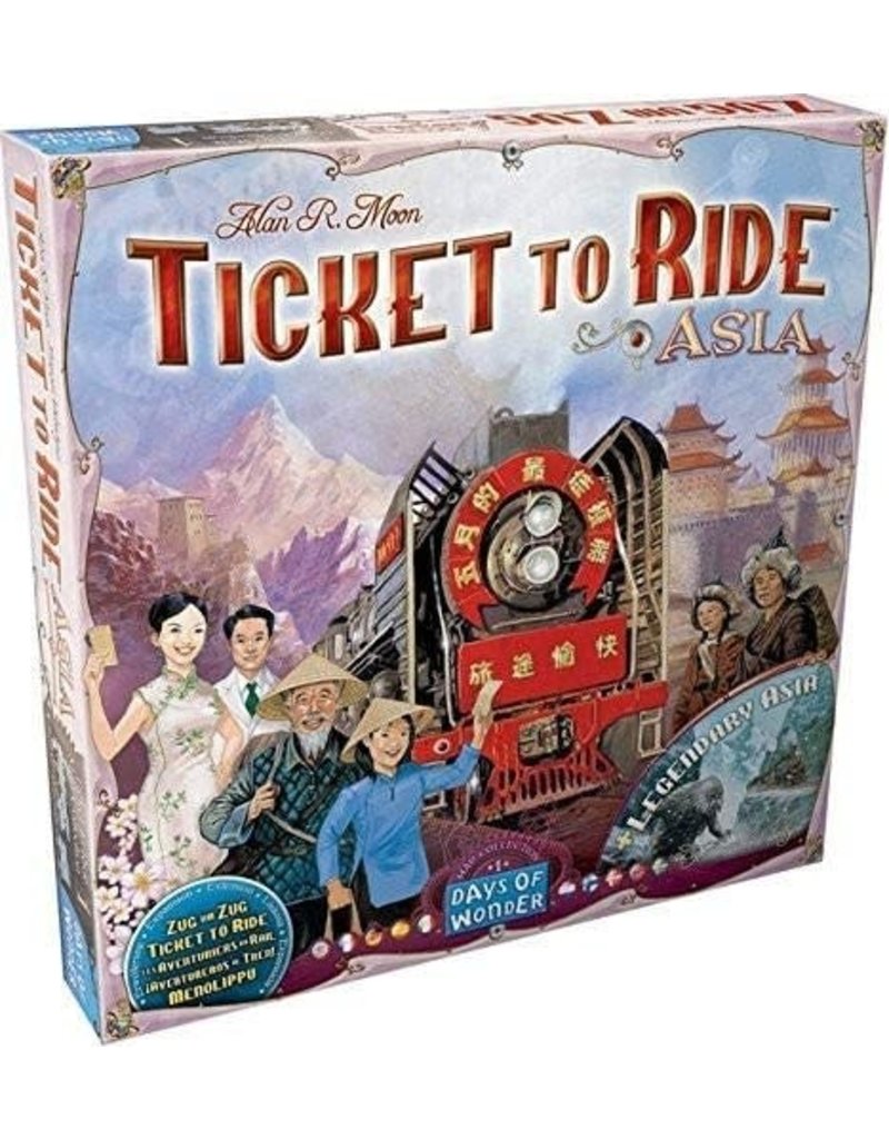 Asmodee - Days of Wonder Ticket to Ride: Asia Map Collection 1