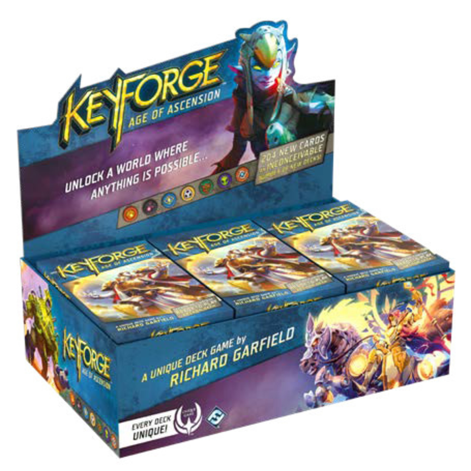 Fantasy Flight Games KeyForge: Age of Ascension (Deck Display)