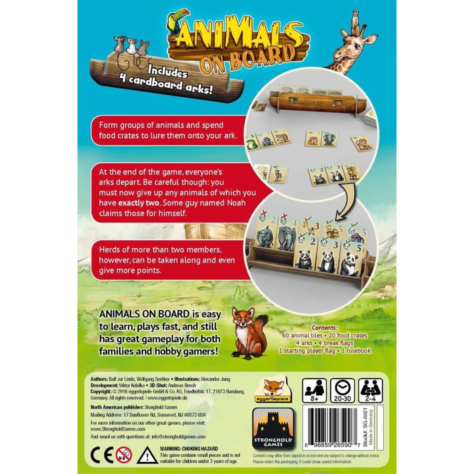 Stronghold Games Animals on Board