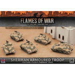 Battlefront Miniatures Sherman Armoured Troop (Plastic)