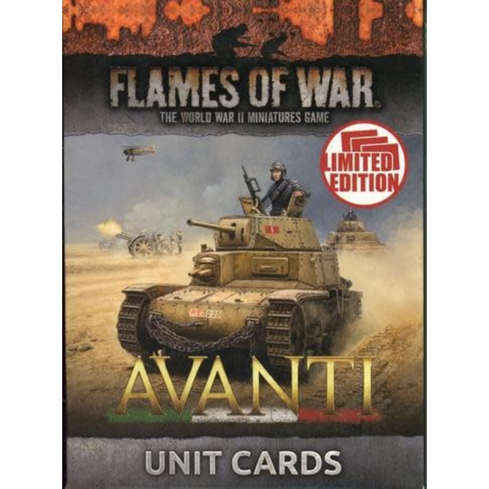 Battlefront Miniatures Avanti Unit Cards (Italian)