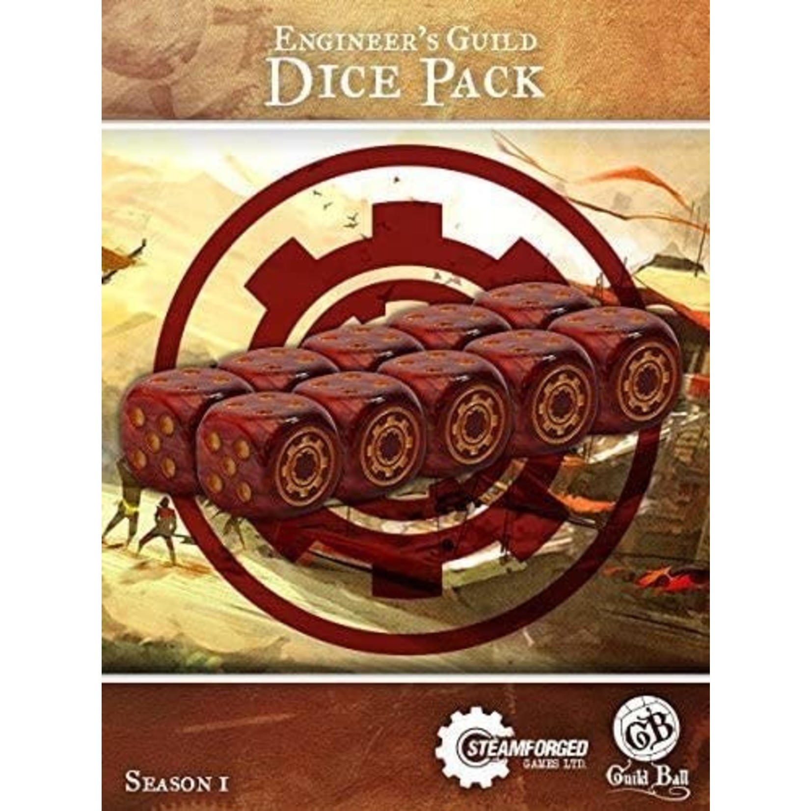 Steamforged Games Guild Ball: Engineers Guild Dice