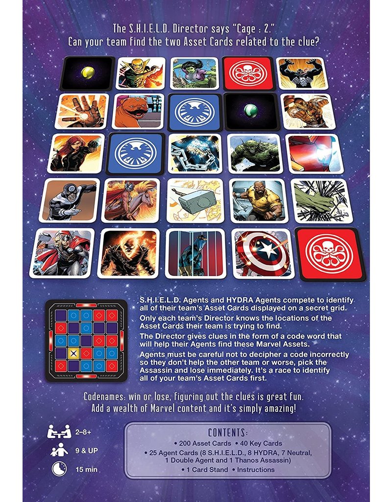 Codenames Marvel Edition Meeple Madness Codenames Marvel Edition Meeple Madness
