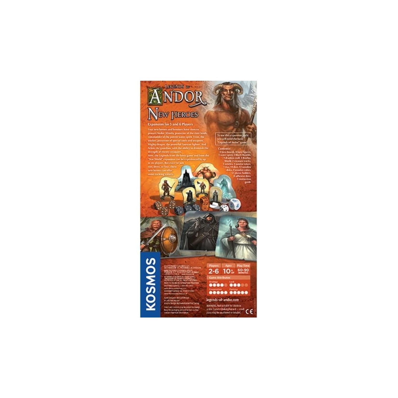KOSMOS Legends of Andor - New Heroes Expansion