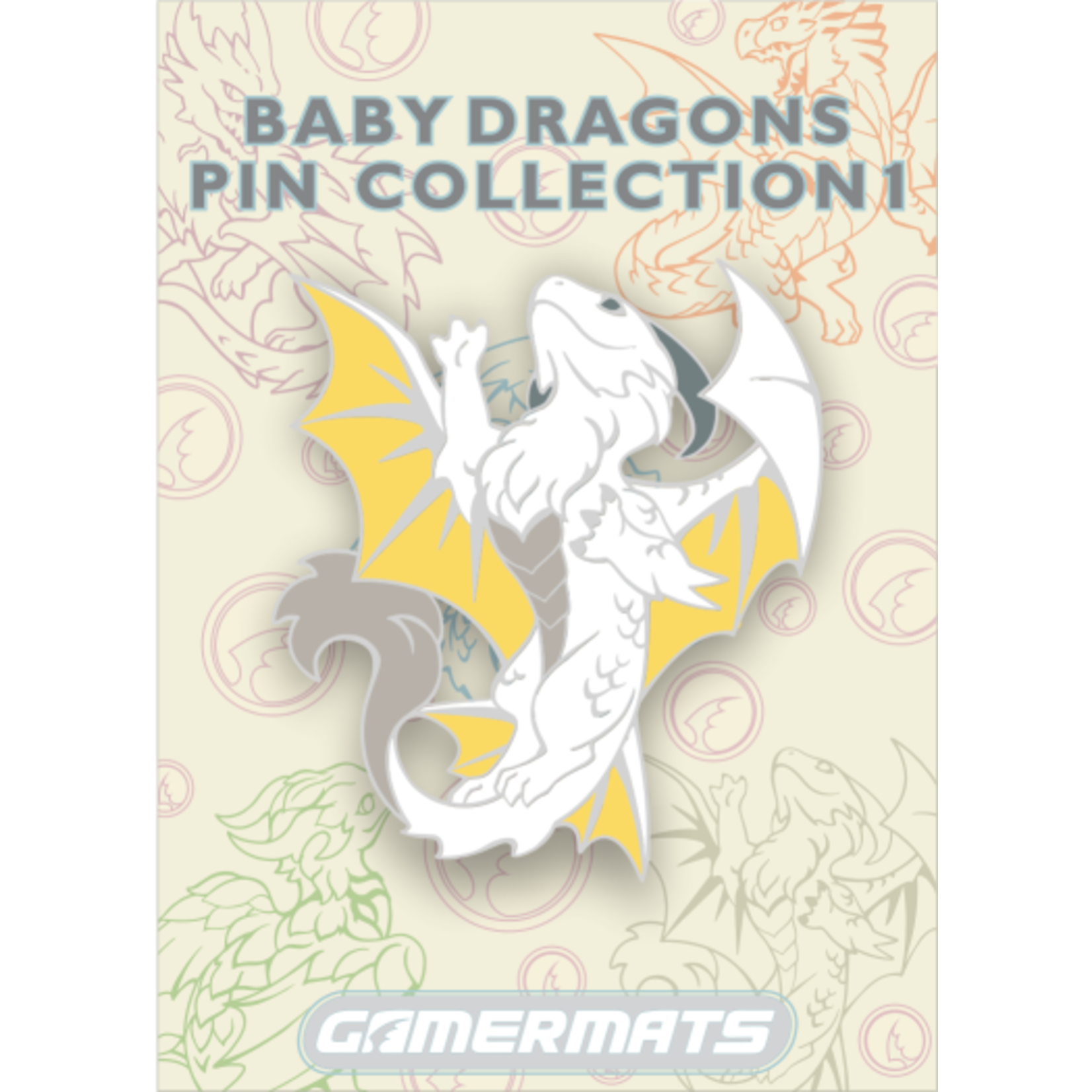 Gamer Mats Baby Dragon Pins -