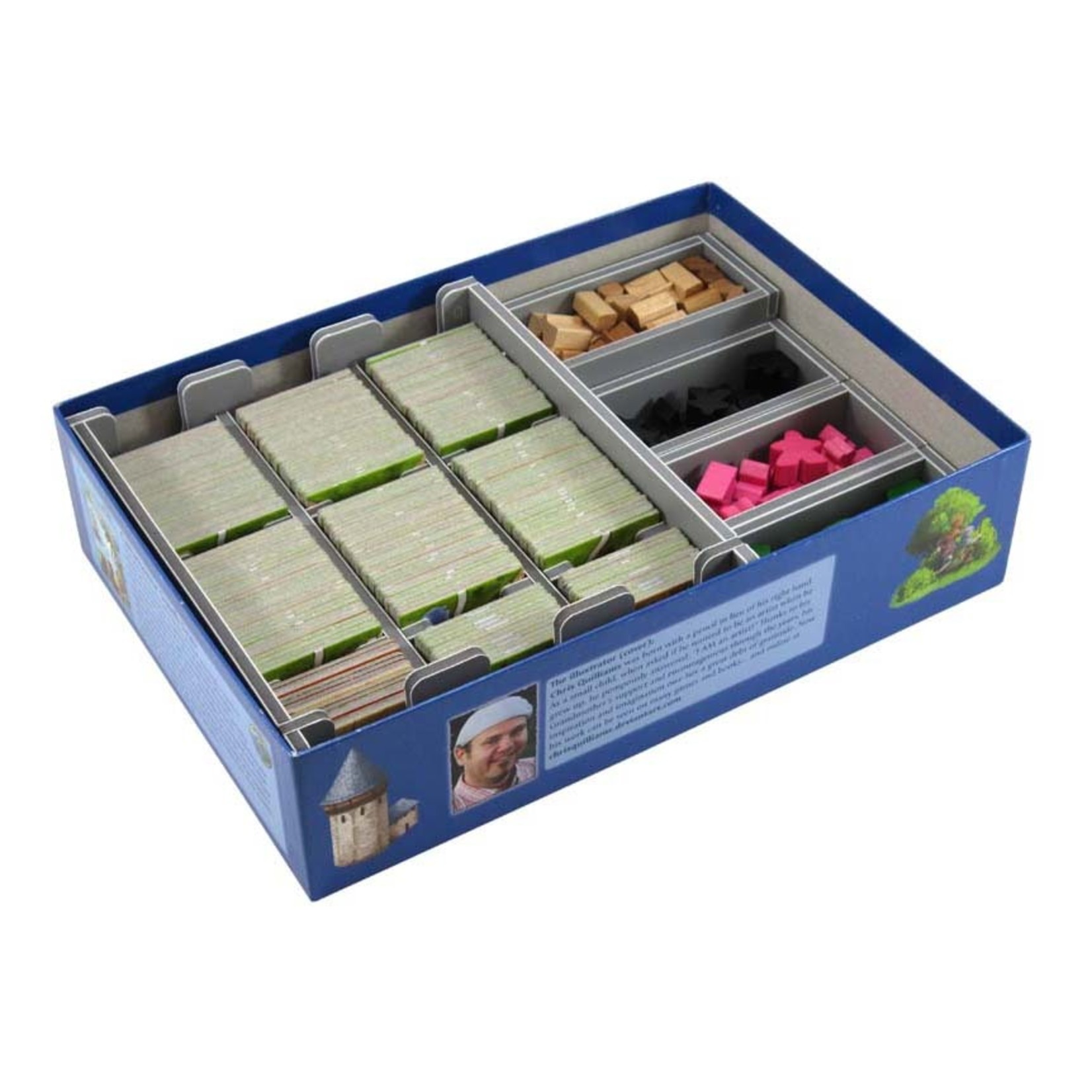 Folded Space Box Insert: Carcassonne & Expansions