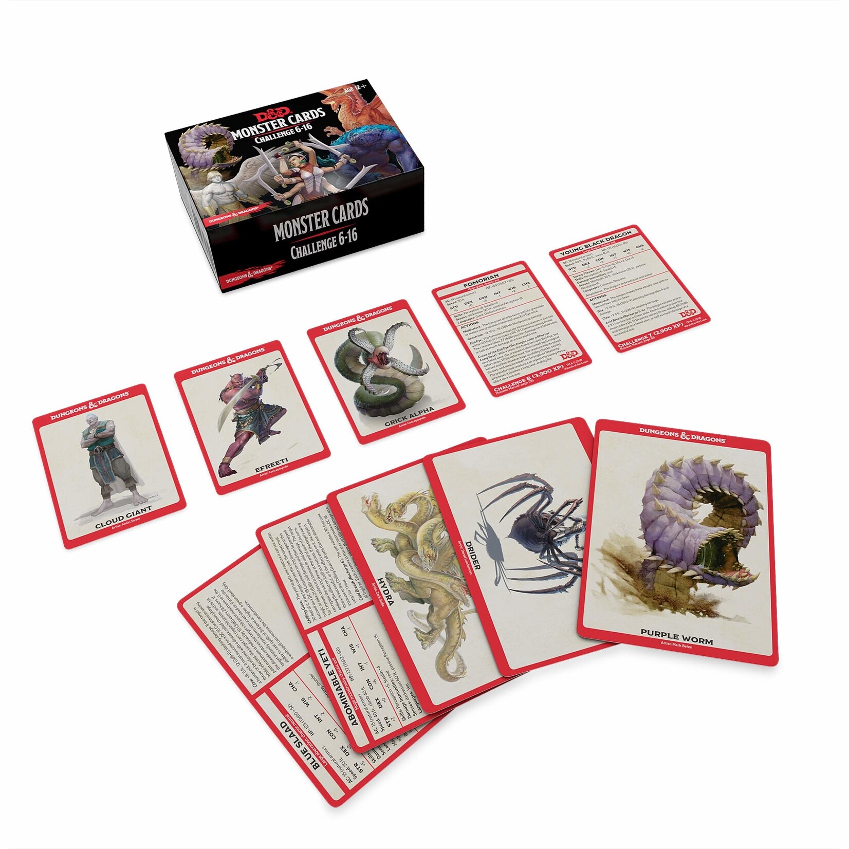 Gale Force Nine D&D: Monster Cards - Challenge Cards 6-16