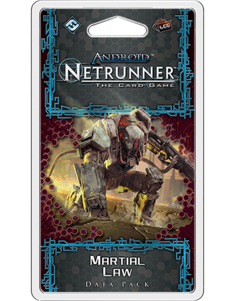 Asmodee - Fantasy Flight Games Android Netrunner LCG: Martial Law Data Pack