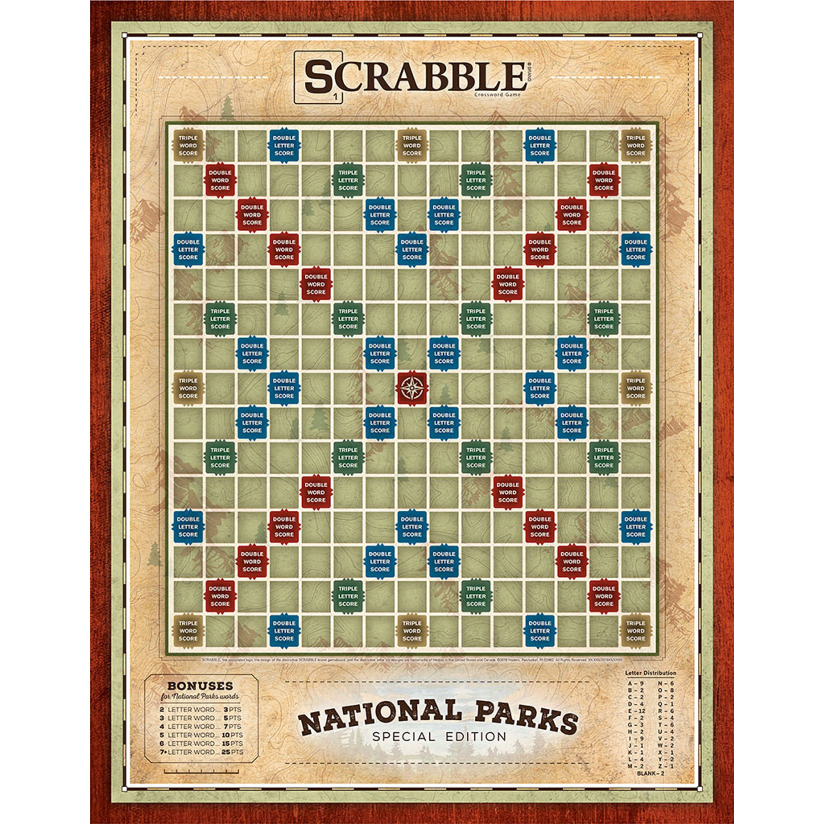 USAopoly Scrabble National Parks