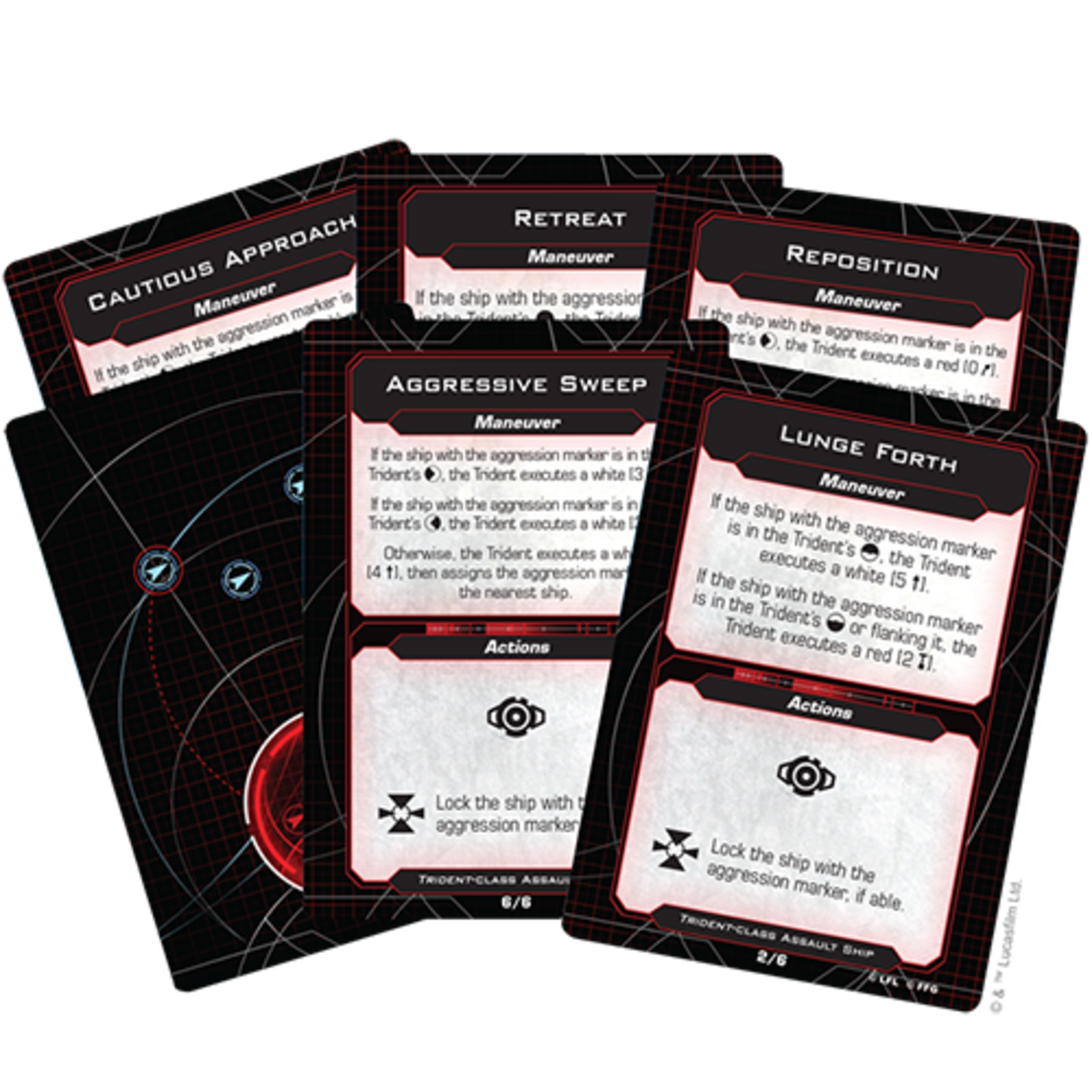 Fantasy Flight Games X-Wing 2.0: Trident-class Assault Expansion Pack