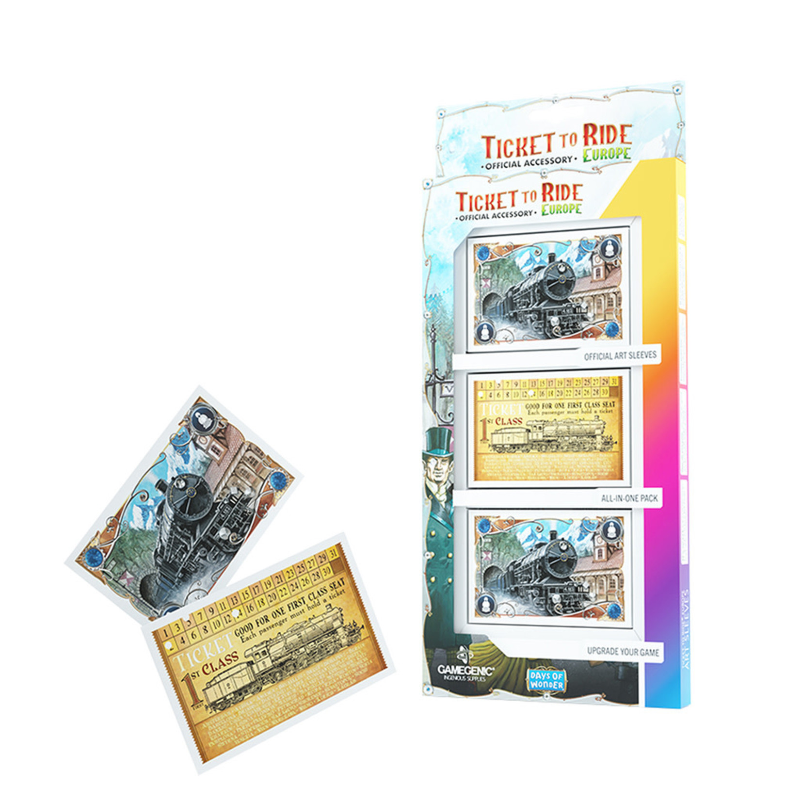 Gamegenic Ticket to Ride Europe Art Sleeves