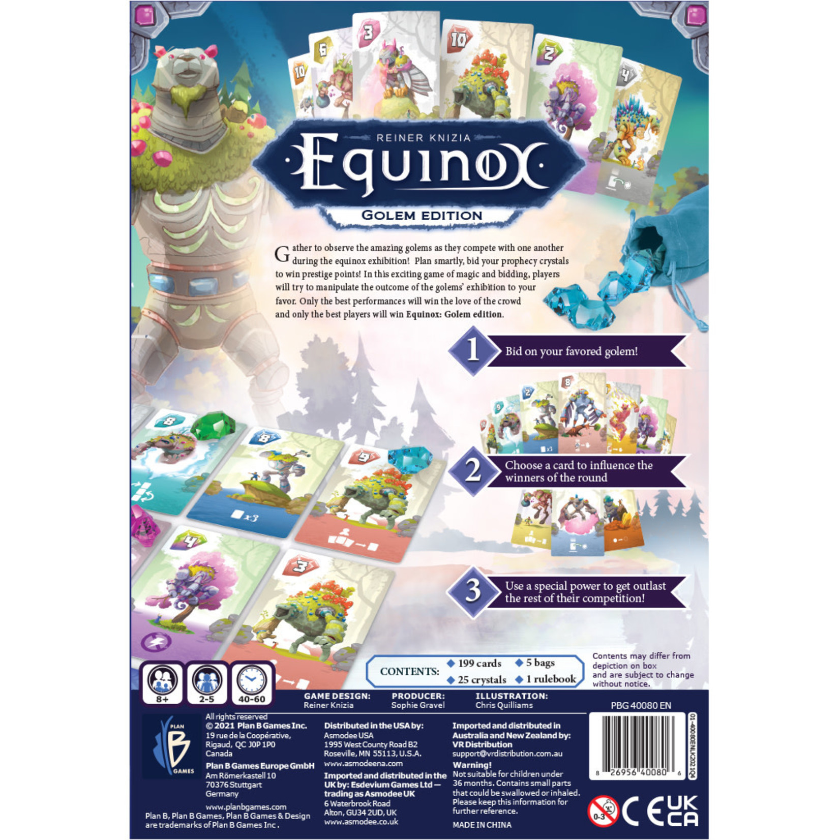 Plan B Games Equinox Golem Edition