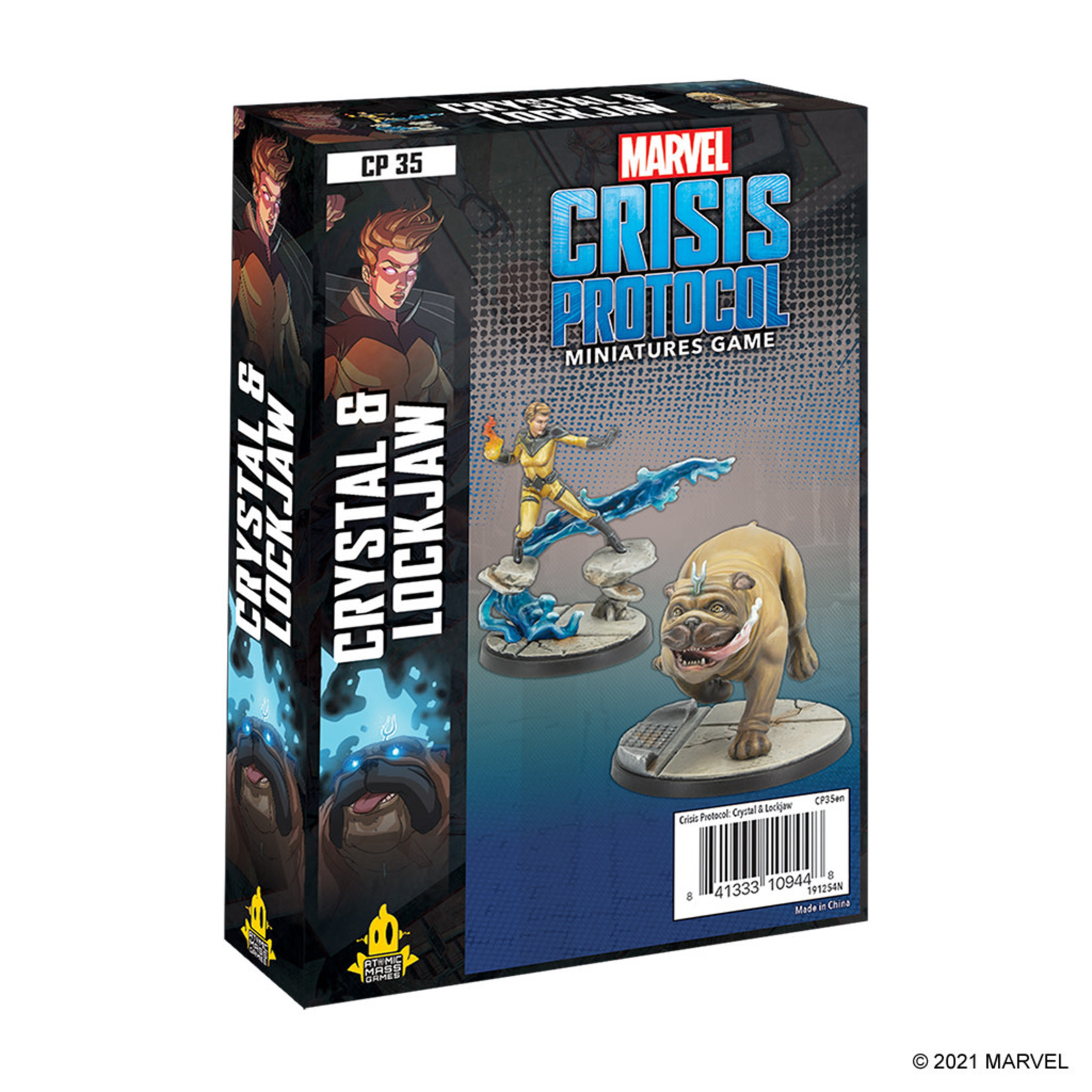 Atomic Mass Games Marvel Crisis Protocol: Crystal & Lockjaw