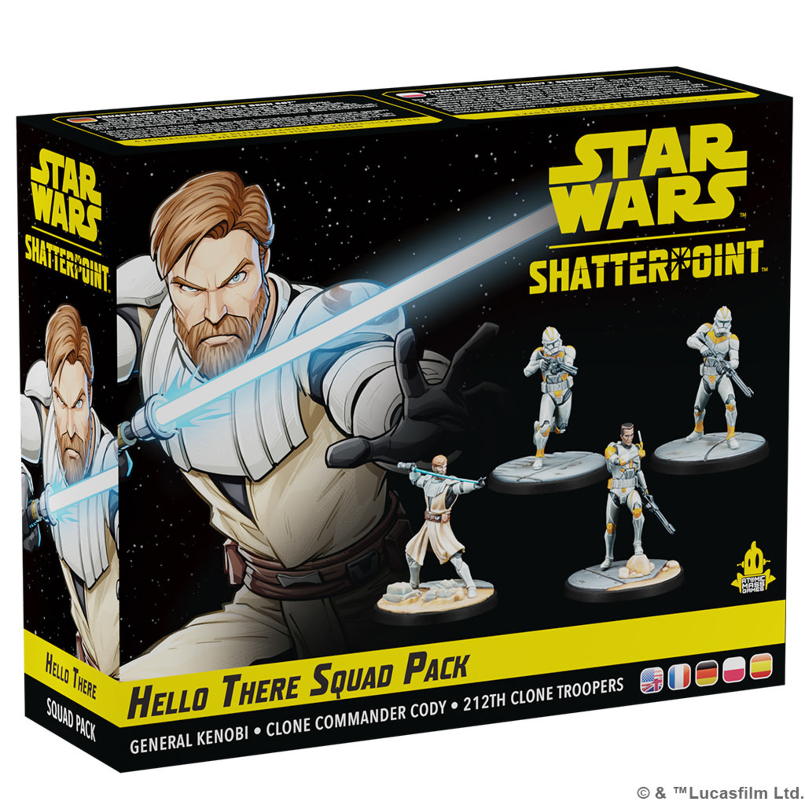 Fantasy Flight Games Star Wars Shatterpoint: Hello There: General Obi-Wan Kenobi Squad Pack