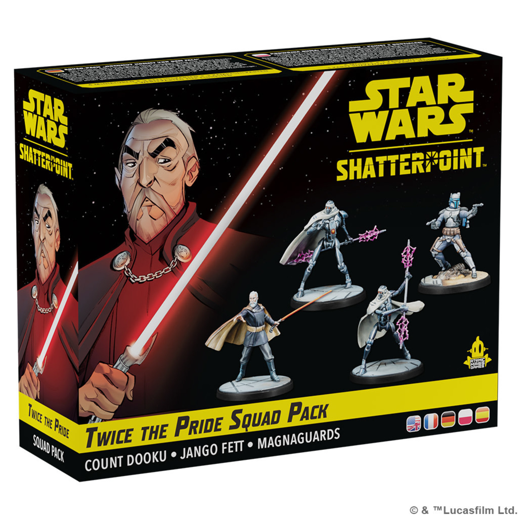 Fantasy Flight Games Star Wars Shatterpoint: Twice the Pride: Count Dooku Squad Pack
