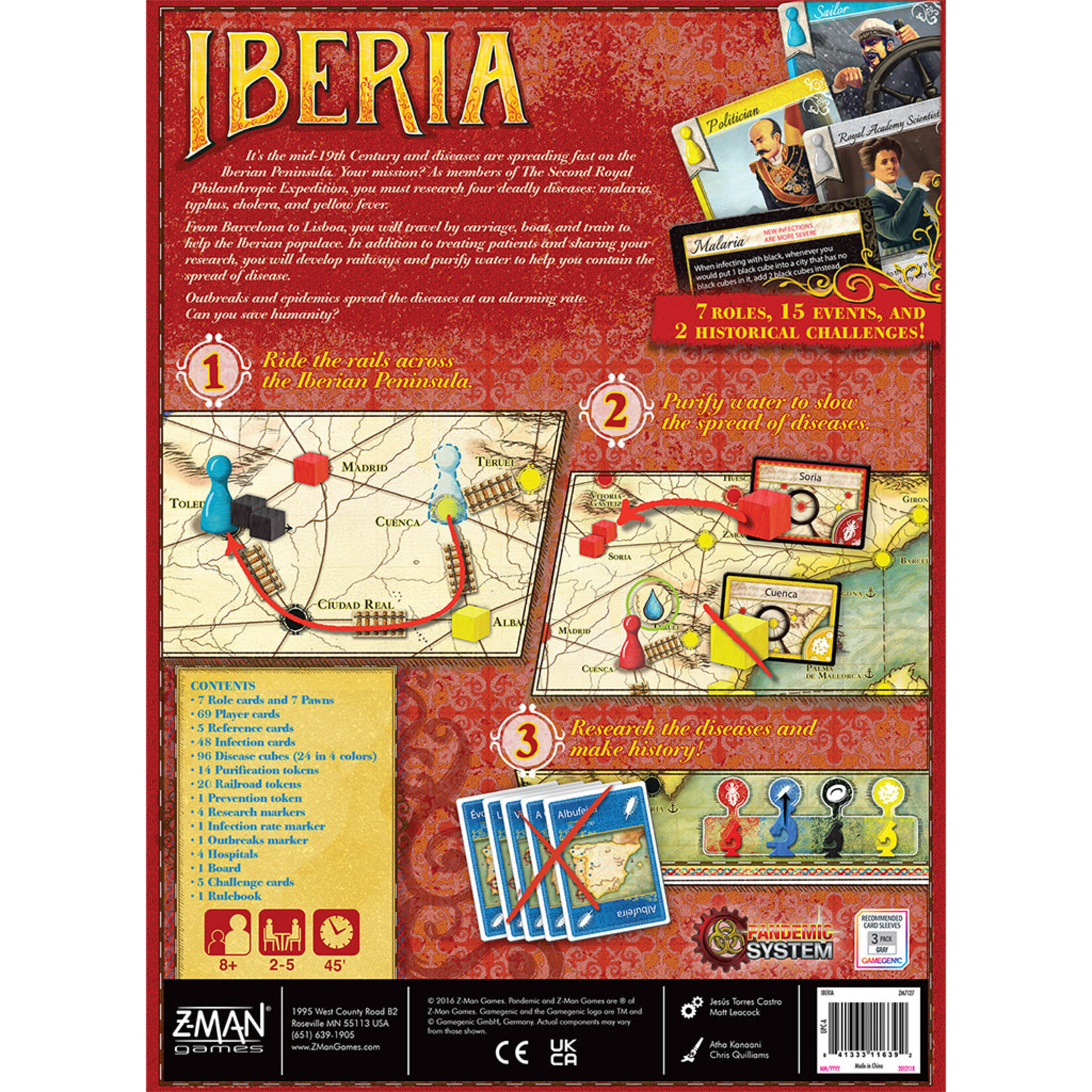 Z-Man Games Pandemic: Iberia