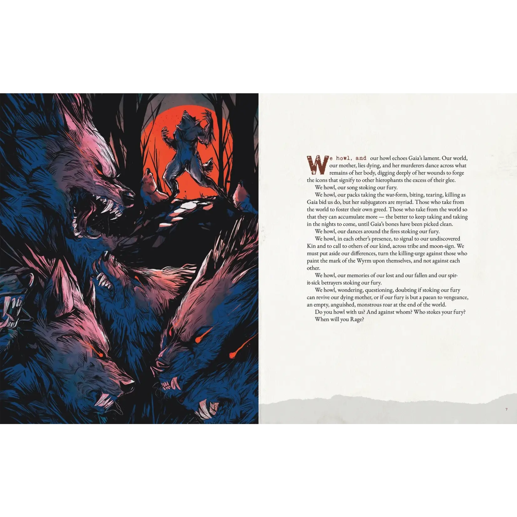 Renegade Games Studios Werewolf The Apocalypse: 5th Edition Core Rulebook