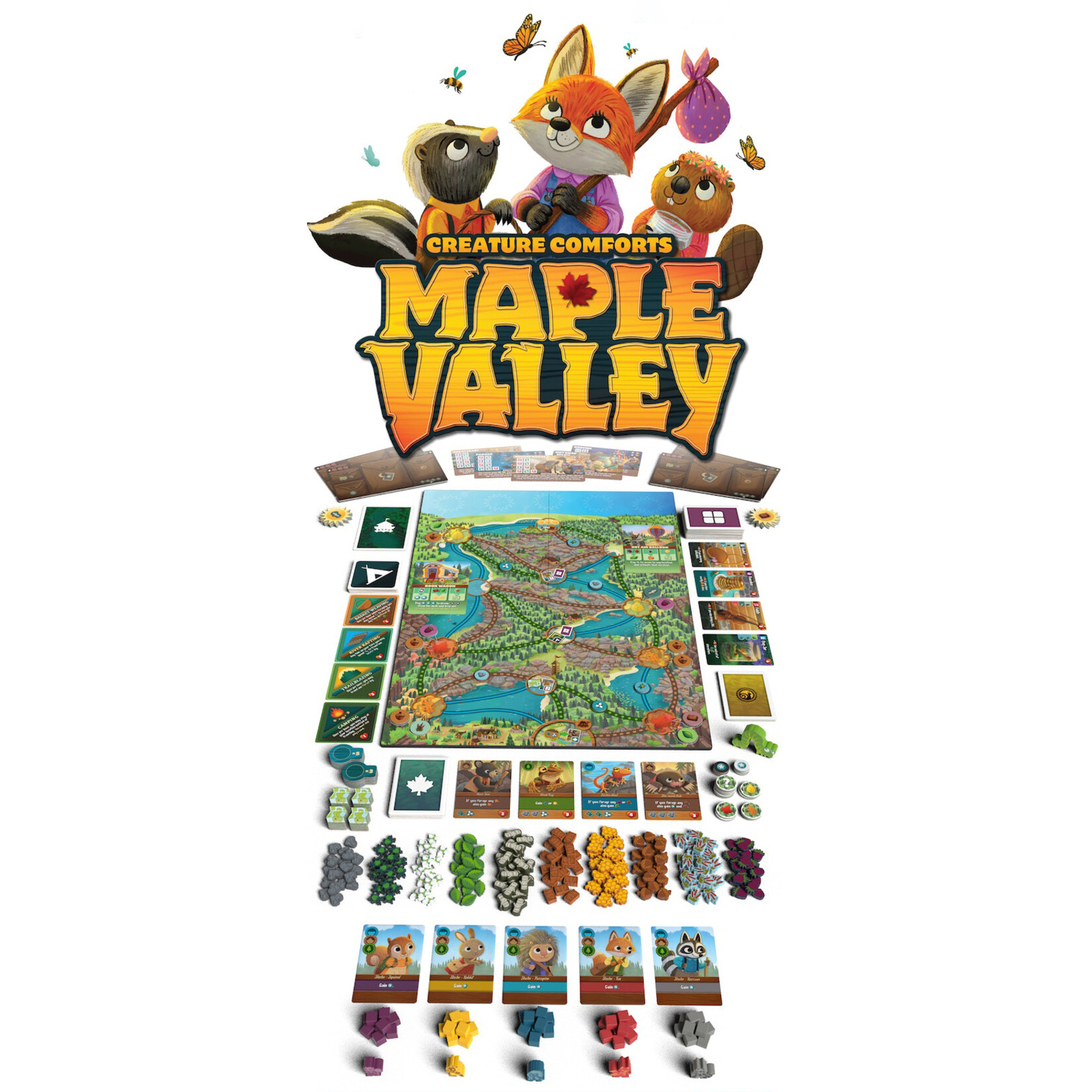 Kids Table Board Gaming Maple Valley (Kickstarter Edition)