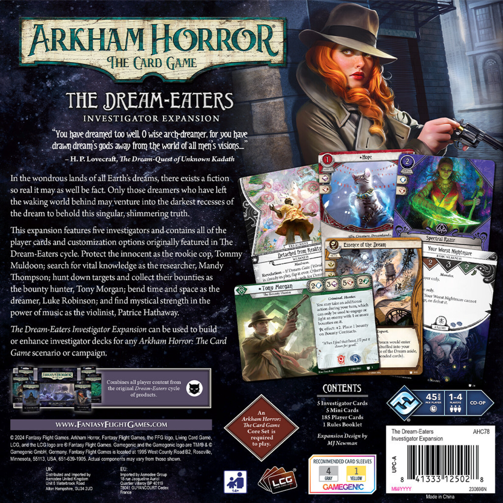 Fantasy Flight Games Arkham Horror LCG: The Dream-Eaters Investigator Expansion