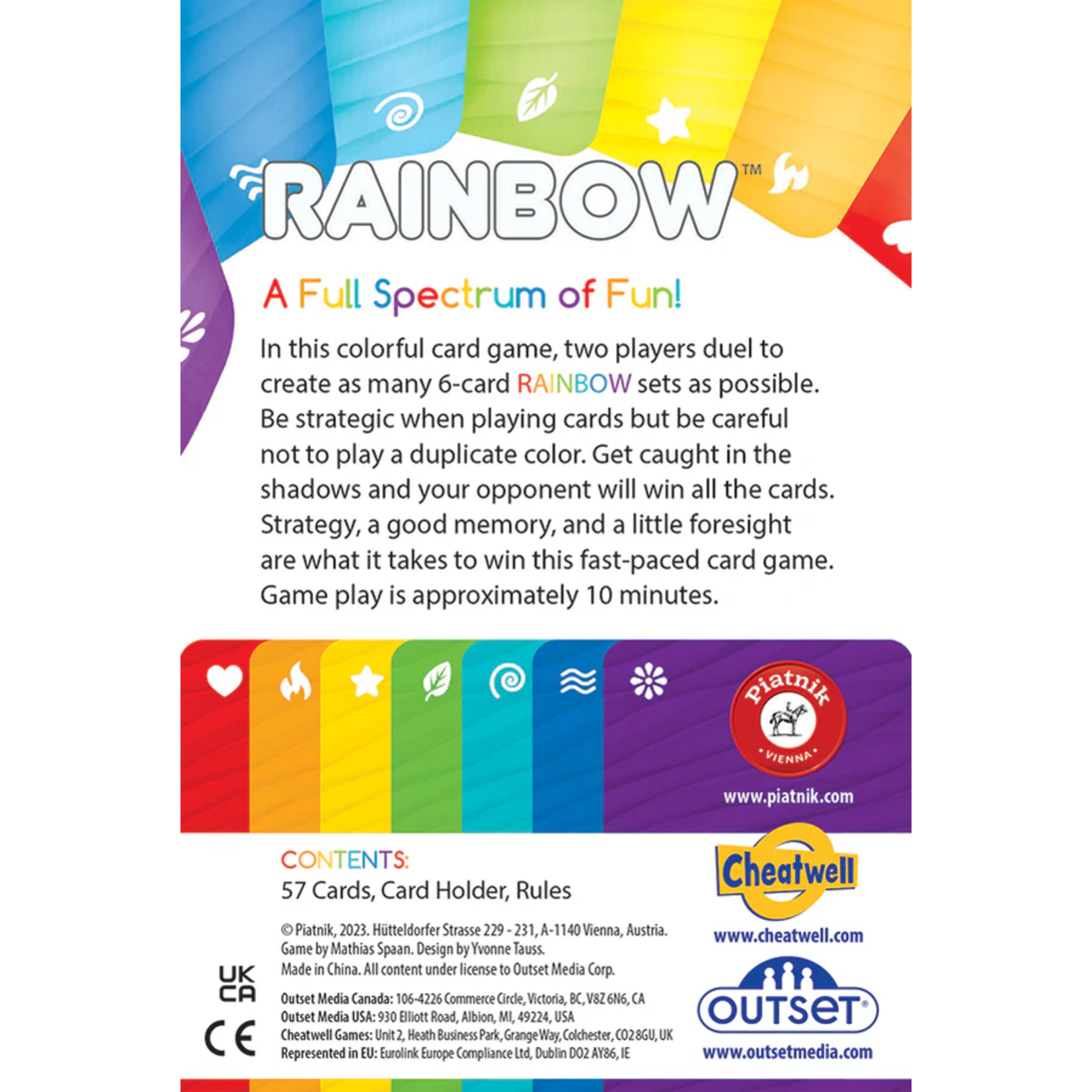 Outset Rainbow Card Game