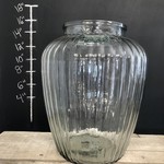 Clear Round Glass Vase