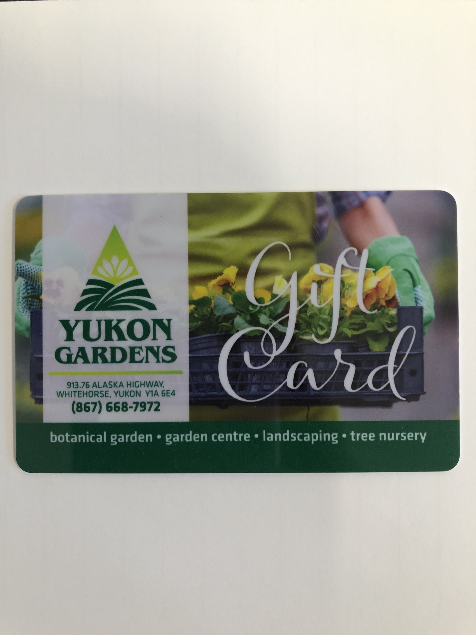 Yukon Gardens Gift Card Yukon Gardens