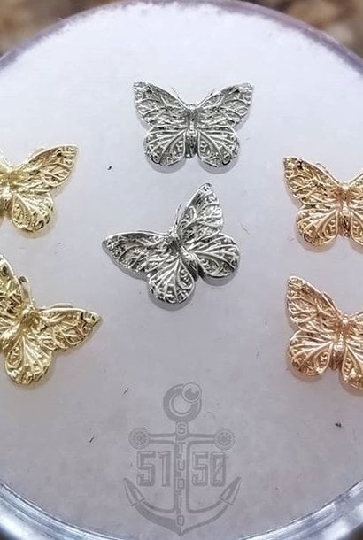Press-Fit Butterfly in Gold