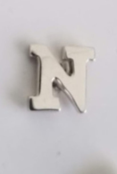 Letter N End in Gold - Threaded