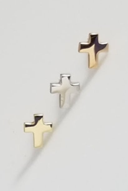 Cross End in Gold- Threaded