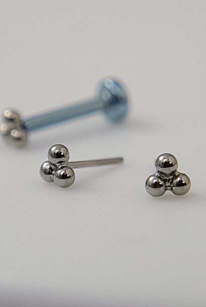 Press-fit Tri-Bead end in Titanium