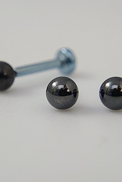 Press-Fit BLACK Niobium Bead end