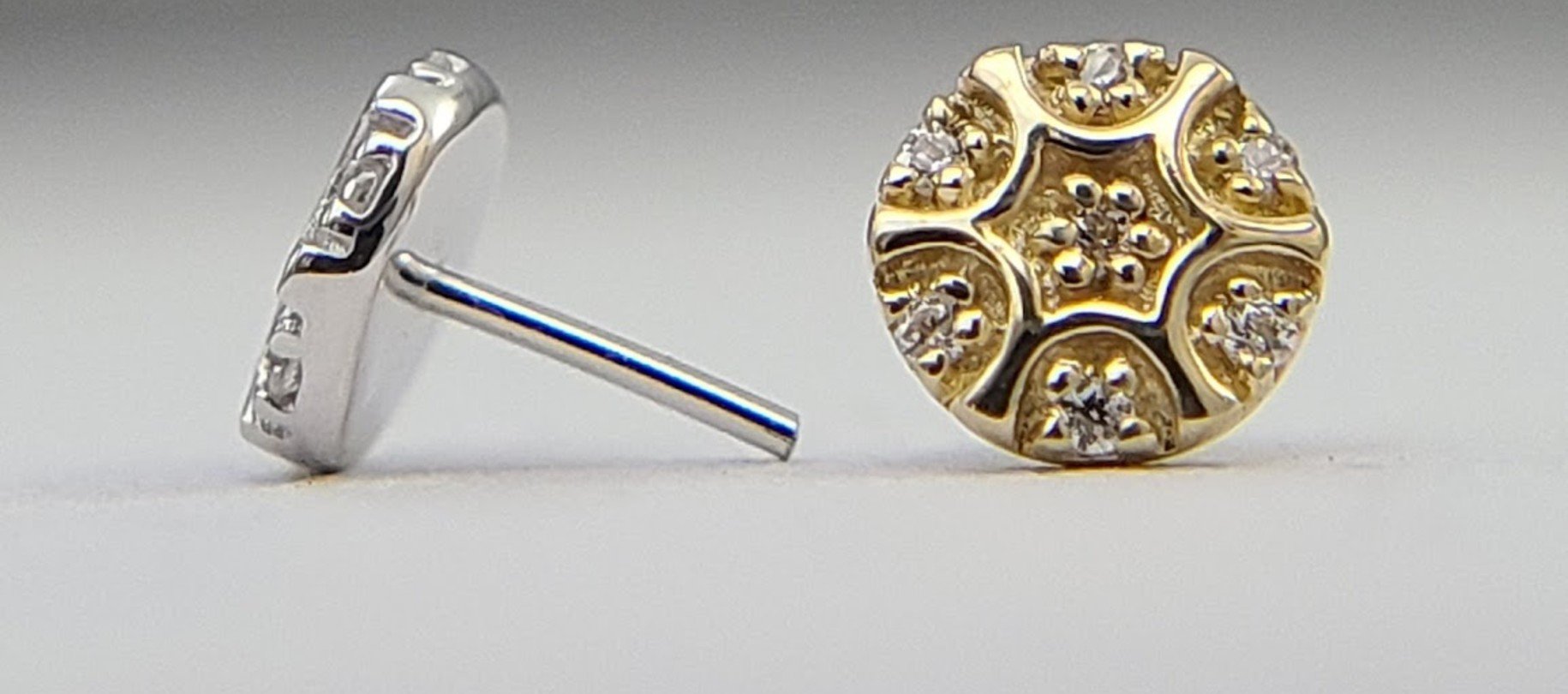 Gold Ends and Studs (Press-Fit)