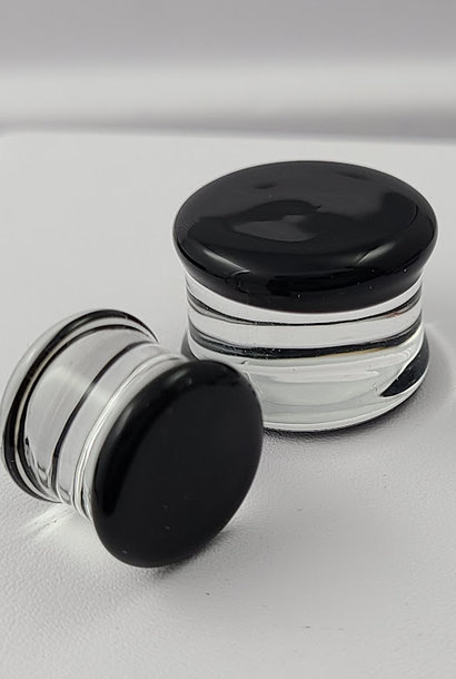 Colorfront Glass Plugs - Double Flare