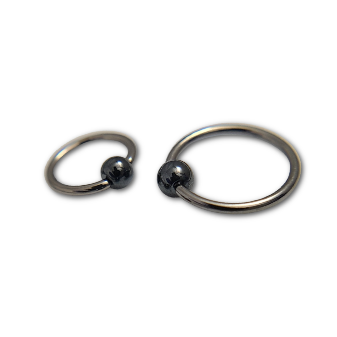 Captive Bead Ring in Niobium-4