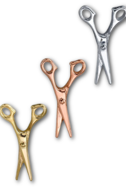 Scissors End in Gold - Threaded