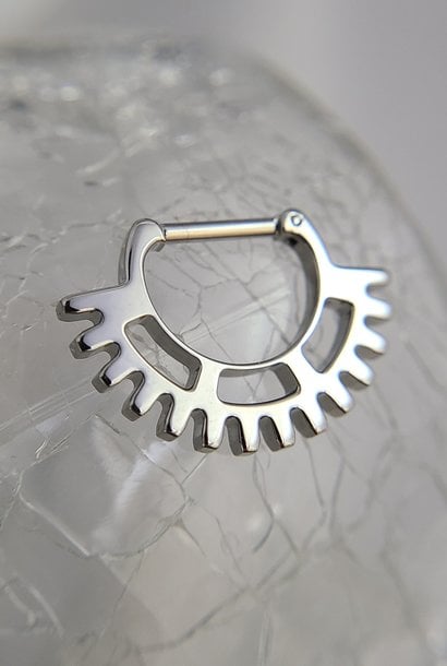 Steam Punk Septum Clicker in Titanium