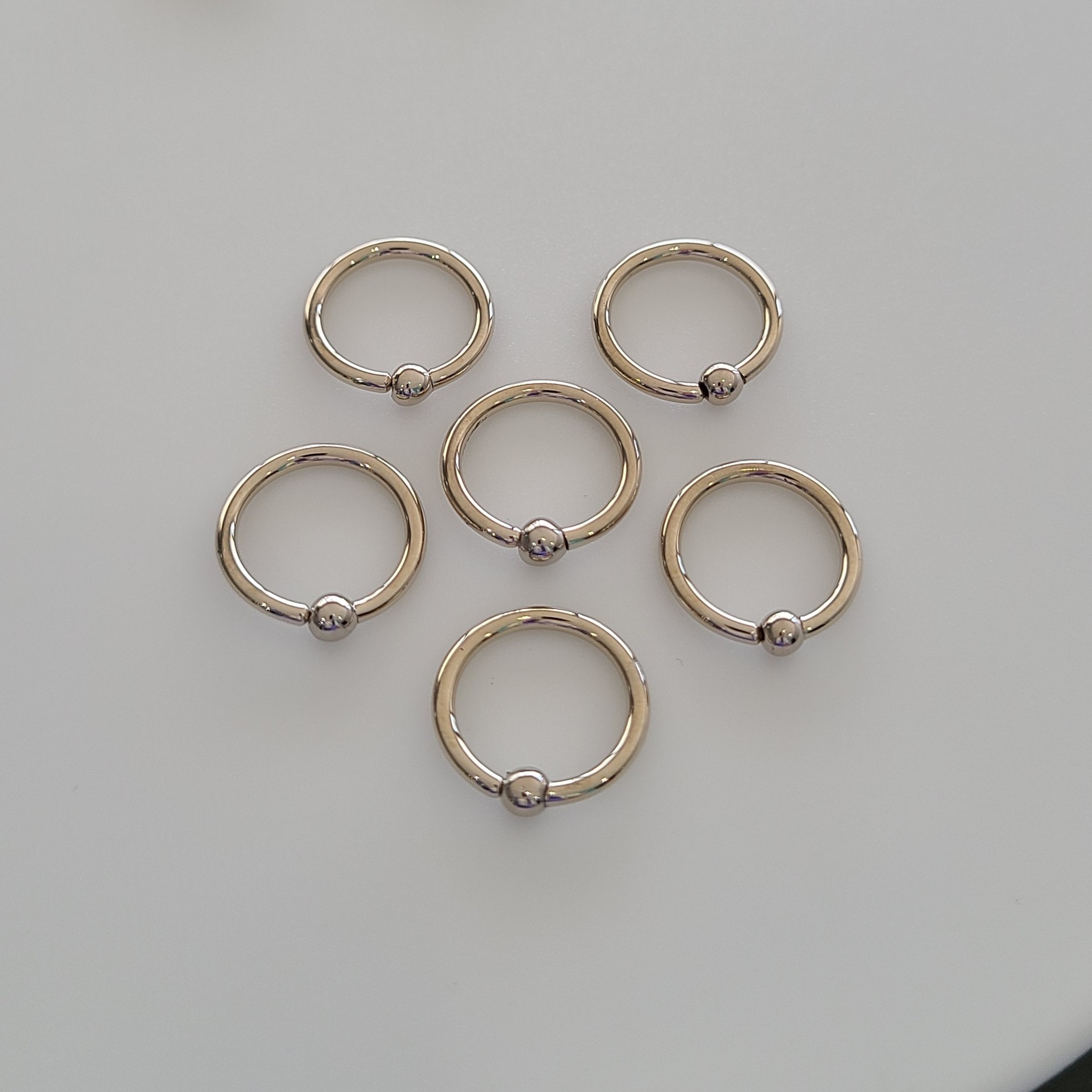 Fixed Bead Ring  in Gold-1