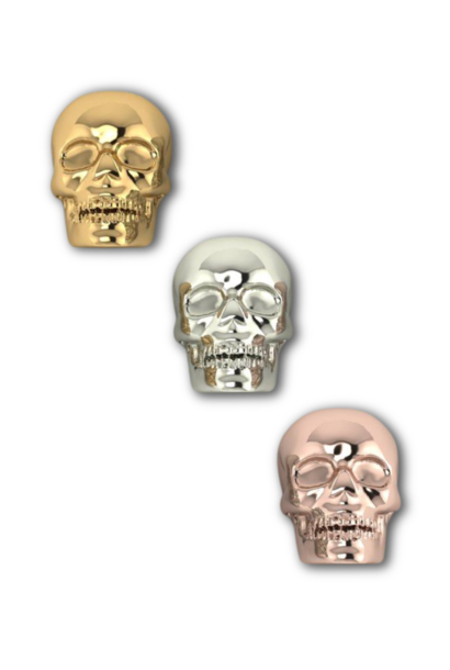 Skull End in Gold - Press-Fit